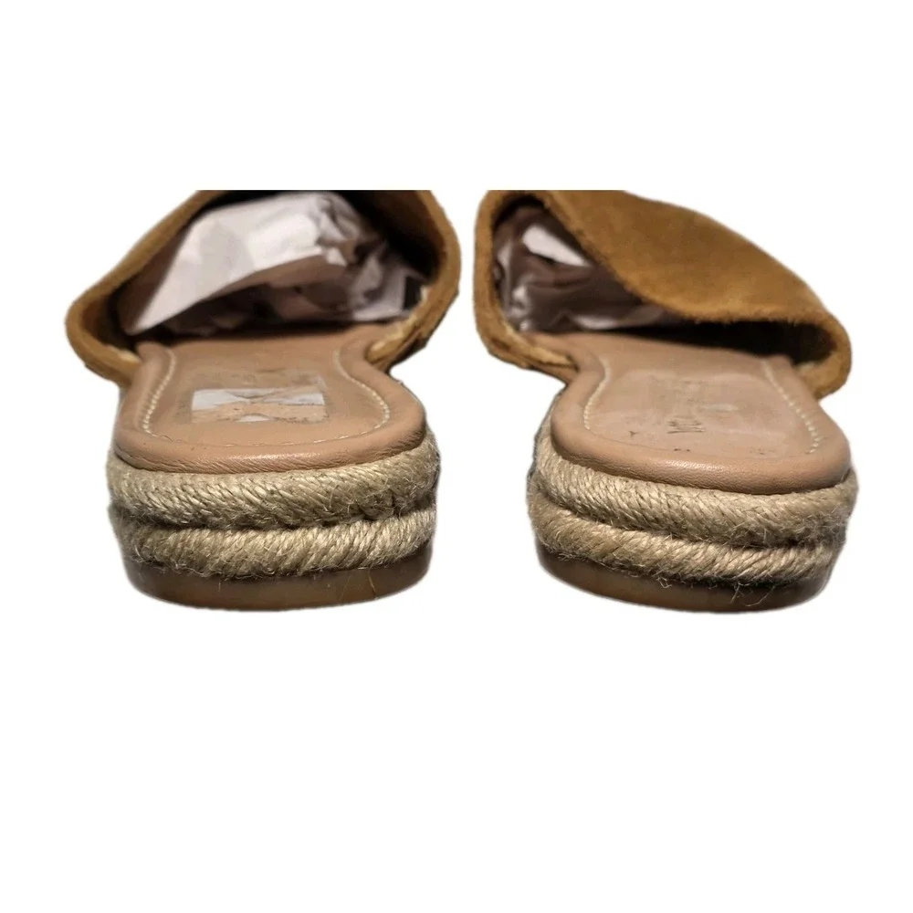 Sam Edelman Womens Size 7 M Suede Leather Austin Slip-On Mules Espadrilles